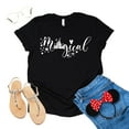 thumbnail image 4 of Theme Park Disney Magical Shirt Family Vacation Tee Disneyworld Unisex T-Shirt Adult Ladies (Black, Large), 4 of 6