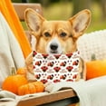 thumbnail image 4 of Thanksgiving Dog Bandana - Pumpkin Turkey Scarf, Fall Autumn Leaves Bandanas for Medium Large Dogs Pets, Triangle Reversible Fall Pet Scarf, 4 of 6