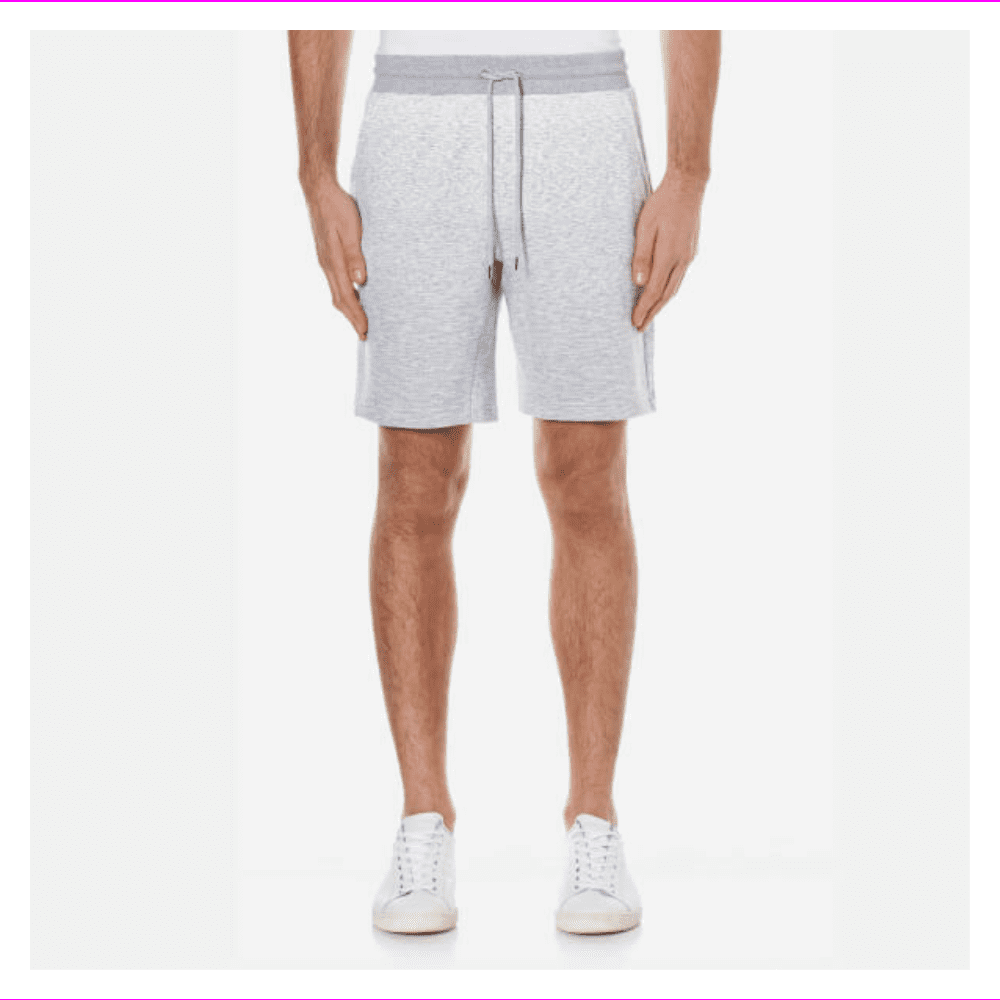 $128 Michael Kors Men's Ombre Terry Shorts, Eggshell, Size XXL 