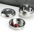 thumbnail image 2 of relayinert Durable Thermos Portable Picnic Bento Lunch Box With Safe To Suitable For All Occasions Versatile Silver 1L, 2 of 6