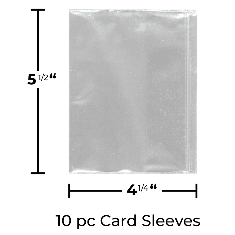 Paper Accents Card Sleeves 4.25x5.5 10pc Clear Paper Accents Card Sleeves 4.25x5.5 10pc Clear