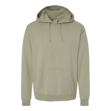 ComfortWash by Hanes GDH450 Garment Dyed Unisex Hooded Pullover Sweatshirt-Faded Fatigue-S