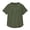 A-Army Green342, variant on JAJAHO Linen Shirts For Men Quarter Zip Crew Neck T Shirt Loose Fit Raglan Short Sleeve Row Hem Solid Color Beach Basic Tee Comfy Tops