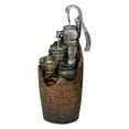 thumbnail image 6 of 32.6-inch High Water Pump Cascading Water Fountain with LED Lights - Outdoor Waterfall Feature for Garden and Patio Decorative, 6 of 10