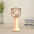 thumbnail image 4 of LYCAQL Portable Handheld Fan, Portable Fan Rechargeable Adjustable 3 Speed Wind, Display Electricity in Real Time, USB Rechargeable Foldable Fan, Quiet Personal Fan, 4 of 4