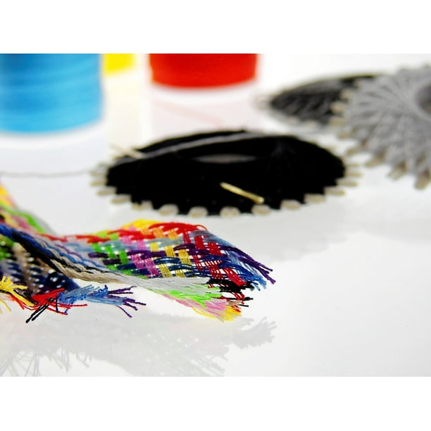 Canvas Print Colorful Sew Thread Yarn Sewing Thread Stretched Canvas 10