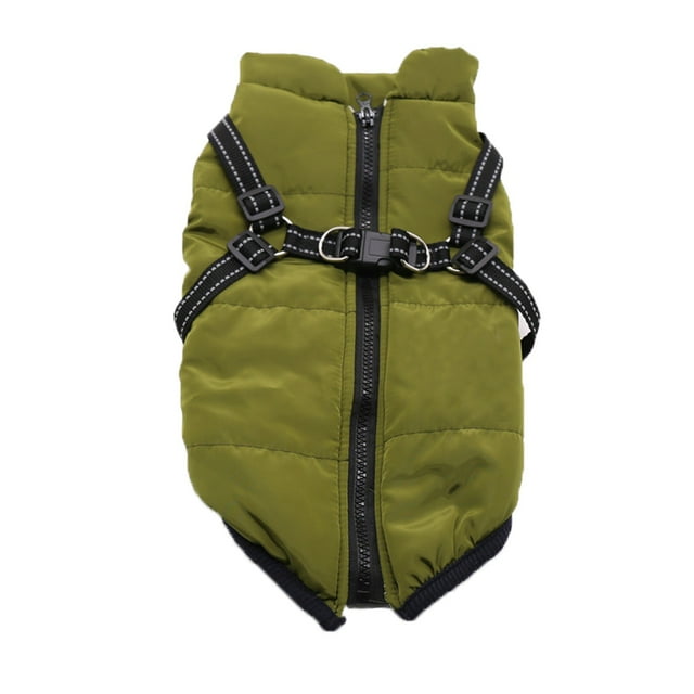 Binwennn Winter Coat Furry Dog Jacket Furryking Dog Coat Furryking Winter Jacket For Dogs With Harness Reflective Warm Dog Jacket For Small Medium Large Pet Clothes for Cats Pet Clothes for Medium