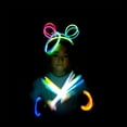 thumbnail image 6 of Glow Sticks Bulk 100ct Premium Glow in The Dark Light Up with Lanyards, for Glow Party Supplies, Party Favors, Birthday, Halloween, Graduation, Super Bright, 6 of 7
