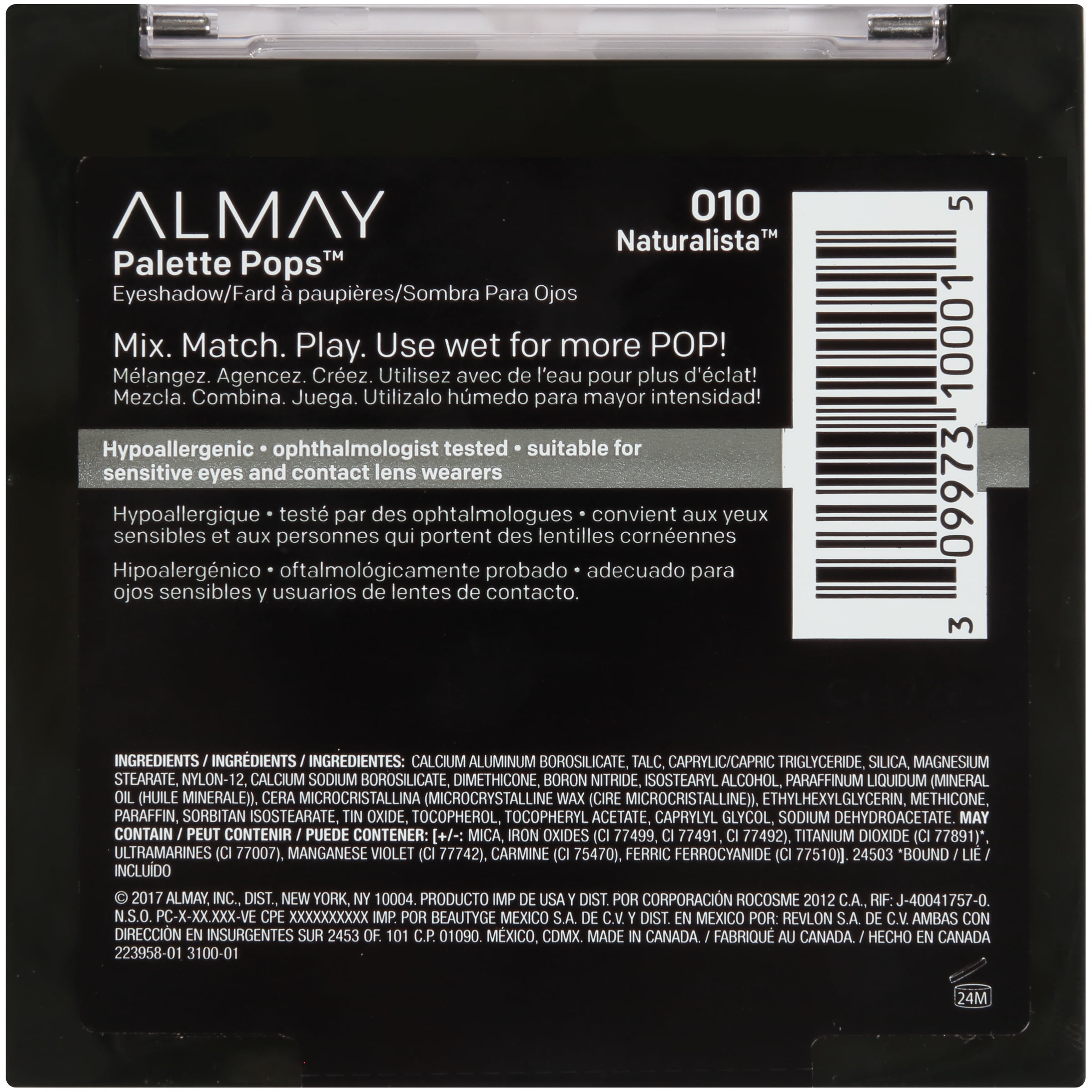 Almay Palette Pops Eyeshadow, Naturalista