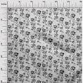 thumbnail image 3 of oneOone Tissu en Coton Flex Gris à Fleurs Tissu pour Robe Tissu Imprimé au Mètre 40 Pouces de Large, 3 of 4