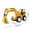 D, variant on Engineering Vehicle Model Excavator, Children's Excavator Toy, Light and Music Excavator Toy for Kids, Realistic Modeling with Flexible Joints, Parent-Child Interaction, 360° Rotating Wheels
