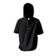 thumbnail image 4 of pstuiky Camisa de manga corta para hombre, Blusa de lino con capucha y manga corta para hombre, color liso, con botones y cordón ajustable ropa de hombre xxl, 4 of 8