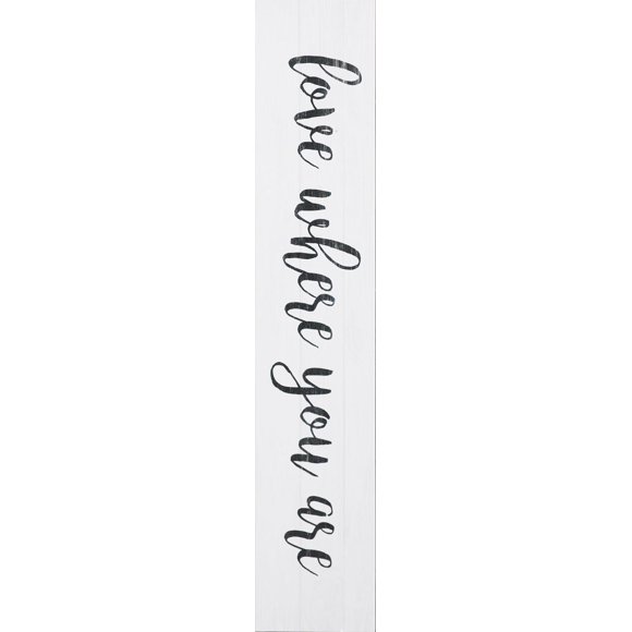 hometrends Distressed Wood Sign Love Where You Are