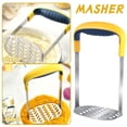 thumbnail image 2 of Oferta por tiempo limitado!Triturador de patatas de acero inoxidable resistente, triturador manual, herramienta de cocina con mango ergonómico, triturador multifuncional para patatas, verduras, legum, 2 of 6