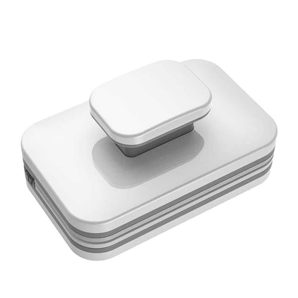Limpiador De Ventanas Magnético, Limpiador De Ventanas Con Mango Grande, Gris De Doble Cara Para Vidrio De 3 A 10 Mm