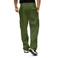 thumbnail image 3 of G-Style USA Men's Heavyweight Fleece Lounge Cargo Sweatpants, Up to 6XL, 3 of 5