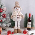 thumbnail image 4 of MAIMAI gran muñeco de nieve de Navidad, alce, muñeca de piernas largas, adorno de árbol de Navidad, decoración navideña para el hogar, Navidad, regalos de Año Nuevo para niños, 4 of 4