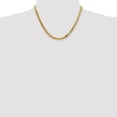 thumbnail image 2 of Diamond2Deal 14k Yellow Gold 4mm Silky Herringbone with Lobster Clasp Chain Necklace for Women 18", 2 of 5