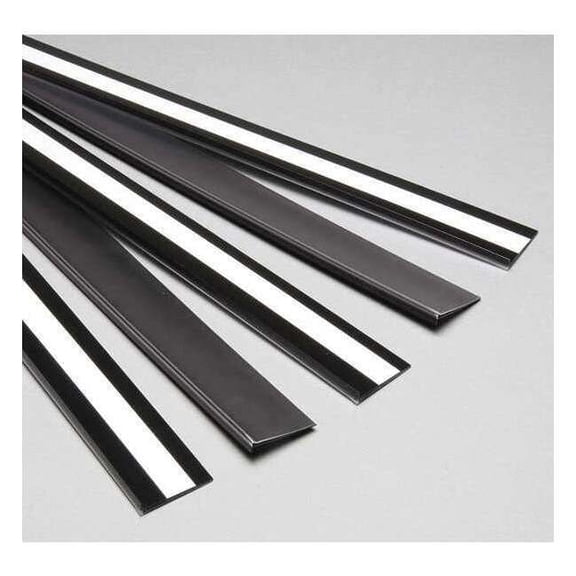 Aigner Index Label Holder,Clear,33-1/2 in. L,PK5 EZ-3355