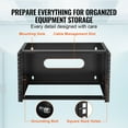 thumbnail image 5 of 6U Wall Mount Network Rack, 14 Inch Depth, 50 lbs Capacity - Server Rack with Cage Nuts for IT Equipment & Network Switches, 5 of 7