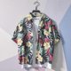 thumbnail image 3 of Camisas y blusas de hip hop de media manga para hombres, ropa floral con bolsillo, coloridas, divertidas, hawaianas, geométricas, para hombre, gráficas S, 3 of 5