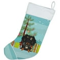 thumbnail image 2 of Carolines Treasures BB4253CS Merry Christmas Tree Wire Haired Dachshund Dapple Christmas Stocking  Large multicolor, 2 of 2