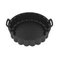 thumbnail image 1 of Baking Deep Tray Basket Silicone Reusable Basket Pot Replacement with Handles Dishwasher-Safe /Rectangle, 1 of 4