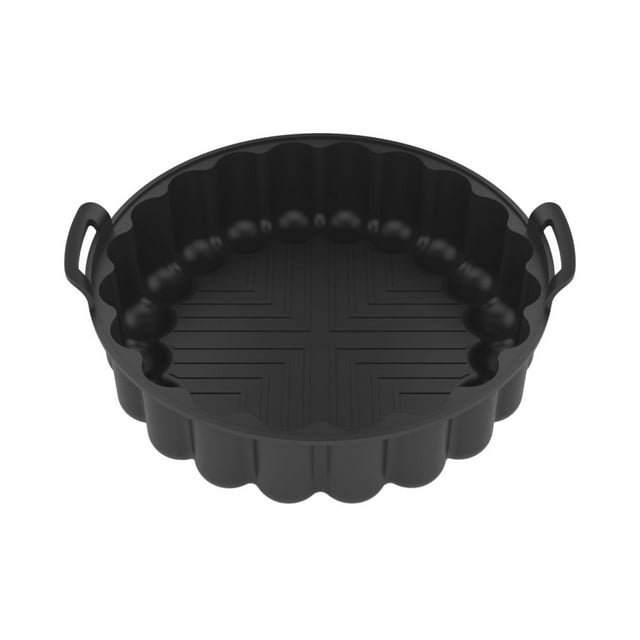 Baking Deep Tray Basket Silicone Reusable Basket Pot Replacement with Handles Dishwasher-Safe /Rectangle