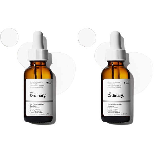 Aceite Hidratante de Escualano para Piel y Cabello The Ordinary 2x30 ml