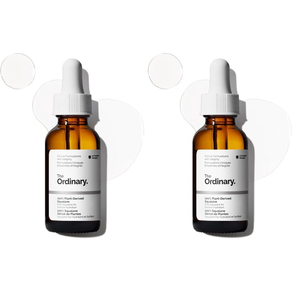 Aceite Hidratante de Escualano para Piel y Cabello The Ordinary 2x30 ml