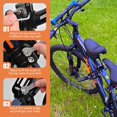 thumbnail image 3 of Asiento de bicicleta infantil Auwey con soporte frontal para niños de 2 a 5 años, 3 of 7