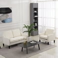 VINGLI 53" Small Loveseat for Small Space,Midcentury Modern Love Seat