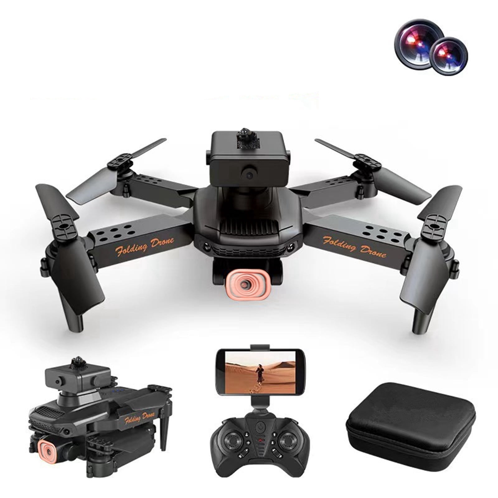 Drone karymi Drones Mini Drone con cámara 1080P Dual HD FPV Drones para ...