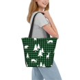 thumbnail image 2 of Easygdp Christmas tree green plaid Bolso de Hombro para Mujer, Bolso Bandolera y Cartera de Mano Elegante para Uso Diario, 2 of 6