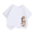thumbnail image 1 of WEAIXIMIUNG T-Shirt d'Anniversaire Fille Tout-Petit 2 Enfants Filles Mignon Mode Imprimé Décontracté Ample Col Rond Manches Courtes T-Shirt d'Été Hauts, 1 of 4