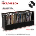 Stock Your Home Stackable DVD Storage Box & Home Media Organizer