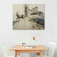 thumbnail image 2 of Nawypu Andrew Wyeth Winter Morning Prints Poster Picture Frame Poster Decorative Painting Canvas Wall Art Living Room Posters Bedroom Painting, 2 of 4