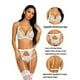 thumbnail image 3 of Conjunto de lencería tipo babydoll con tirantes de encaje y liguero para mujer, 3 of 5