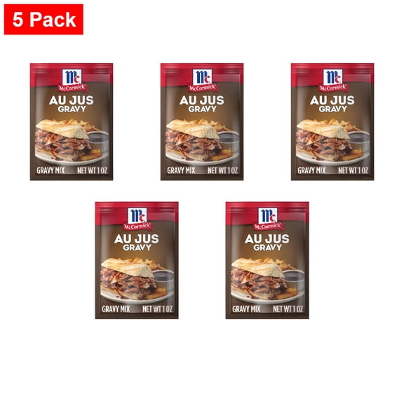 McCormick Au Jus Gravy Seasoning Mix 1 oz - 5 Pack