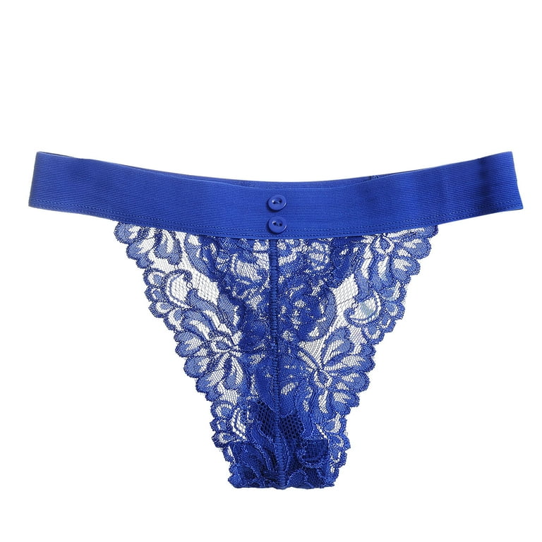 TAIAOJING Women Lace Thongs Plus Size Panties For Women Crochet High Waist  Briefs 