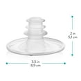 thumbnail image 7 of Evenflo AdvancedFit Flange System Replacement Accessories, X-Small 21mm, 2 Pack, 7 of 7