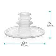 Evenflo AdvancedFit Flange System Replacement Accessories, X-Small 21mm, 2 Pack