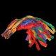 thumbnail image 5 of 12 Piezas de Mano Danza Cinta Accesorios de Escenario Juguetes para Niños Multicolor Yuyangstore, 5 of 8