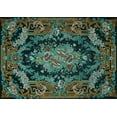 thumbnail image 1 of Ahgly Company Indoor Rectangle Medallion Light Blue French Area Rugs, 2' x 3', 1 of 4
