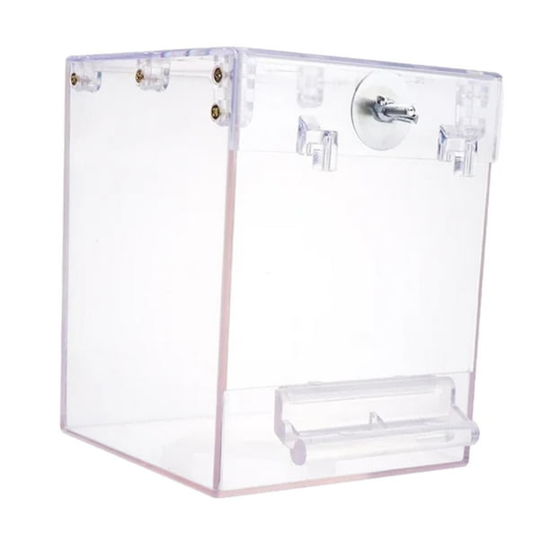 Bañera para pájaros, jaula para baño de pájaros, bañera para loros, ducha, colgante, cubo para baño de pájaros, accesorios para canario, agapornis, Zulema Bañera para pájaros