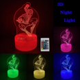 thumbnail image 2 of YSITIANNA 3D Spider Night Light, Super Hero Illusion Table Lamp with 16 Colors Remote Control Touch Lamp LED USB Night Light Desk Lamps Room Decorations Home Decor Holiday Gifts Birthday STNL#1226, 2 of 6