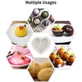 thumbnail image 5 of Cookie Cutter Set Rose Flower Silicone Mother'S Day Fondant Valentines Wedding Cake Heart Candy Silicone Mould for Baking Tools Biscuit Mold,Baking Cutter,Pastry Mold,Dough Cutter,Stainless Steel Coo, 5 of 5
