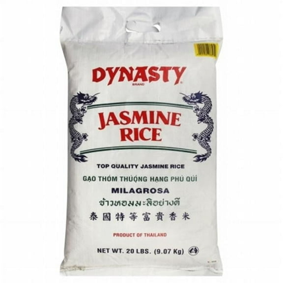 DYNASTY RICE JASMINE-20 LB -Pack of 1