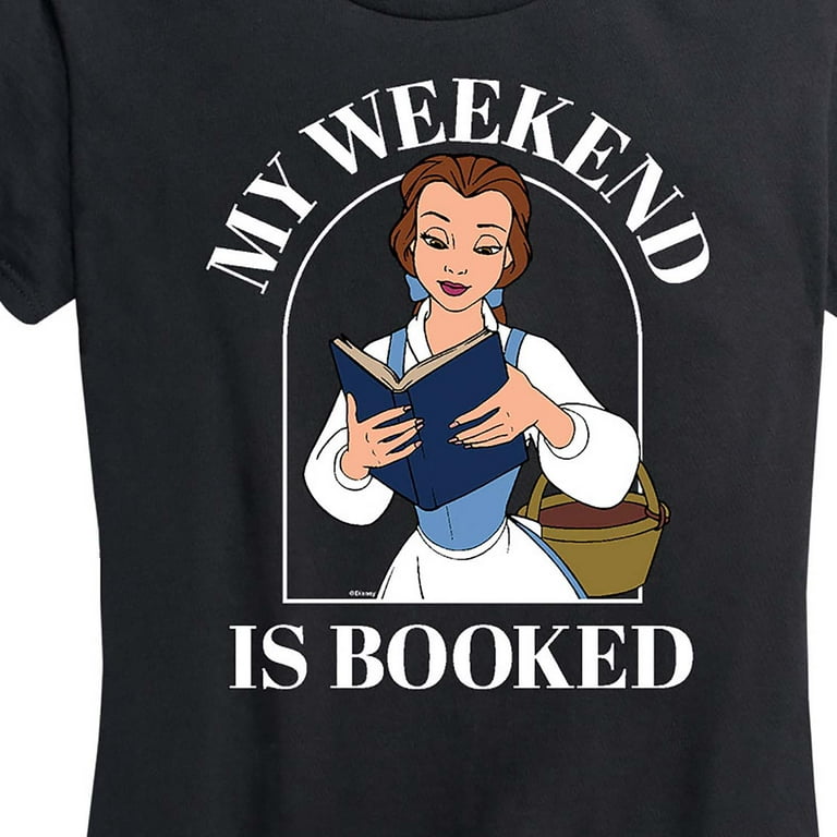 My weekend is cheap booked belle shirt