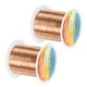 thumbnail image 1 of Uxcell 2 Rollos de Alambre de Joyería de 0.2mm 32 Gauge 328ft Alambre de Cobre para Joyería Fabricación Plantación Tejido DIY 100m Tono Cobre, 1 of 7